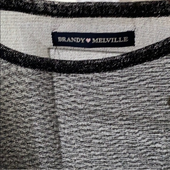 Brandy Melville Transparent Diamond Stars Top Tee - Picture 14 of 16